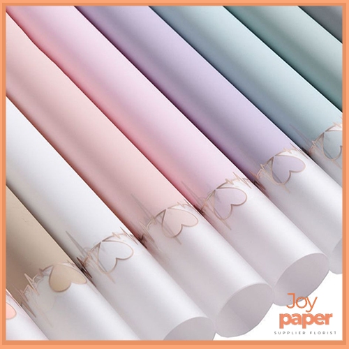 

Kertas Buket list love Cellophane Flower Wrapping paper KB6052