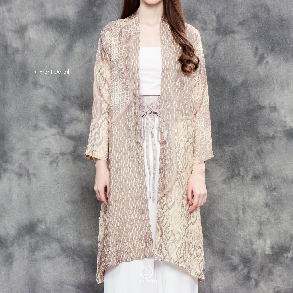 DISKON AIRA BATIK_ TAMARA LONG OUTER I CARDIGAN VISCOSE I CARDIGAN BATIK I OUTER BATIK I OUTER