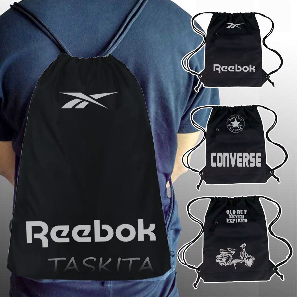 Tas serut futsal cowok bahan jalamesTas Serut Futsal Olahraga Tas Serut Multifungsi Waterproof