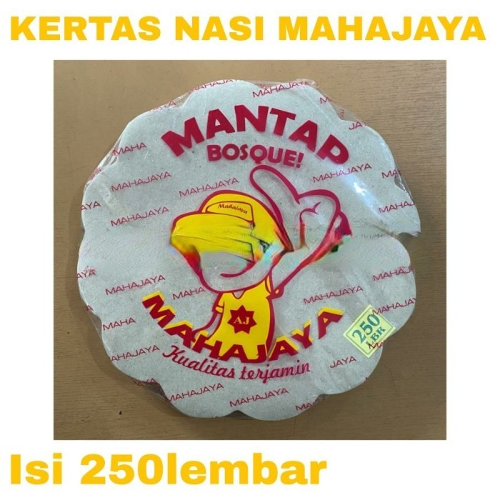 Kertas Nasi BULAT MAHAJAYA Isi 250lembar
