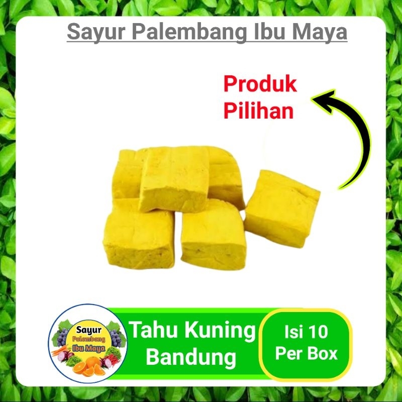 

Tahu kuning Bandung Per Box isi 10 - Sayur Segar Fresh Palembang