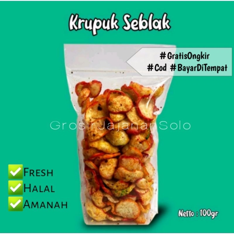 

Kerupuk Seblak Pedas Kemasan Klip / Krupuk Seblak Pedas Mantap
