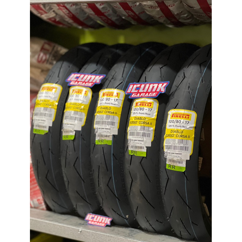 ban pirelli diablo rosso corsa 2 ukuran 100/80-17 ring 17 soft compound road race balap motor