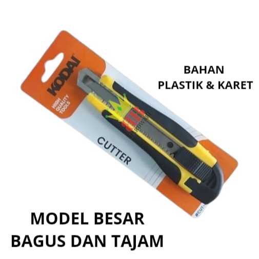 

PISAU CUTTER (SLIDE) KODAI / PISAU CUTTER BESAR GG KARET