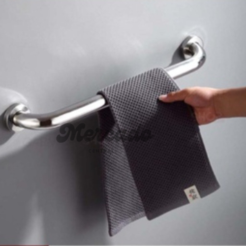 Gagang Handle Pegangan Daun Pintu Kaca Kamar Mandi Stainless Steel Anti Licin karat