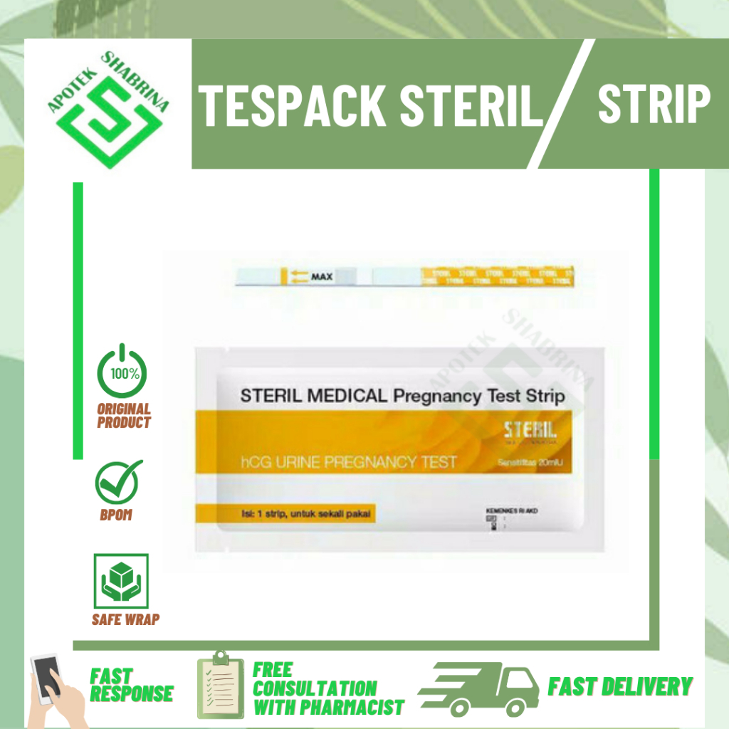 TESTPACK TES KEHAMILAN STERIL / TES HAMIL