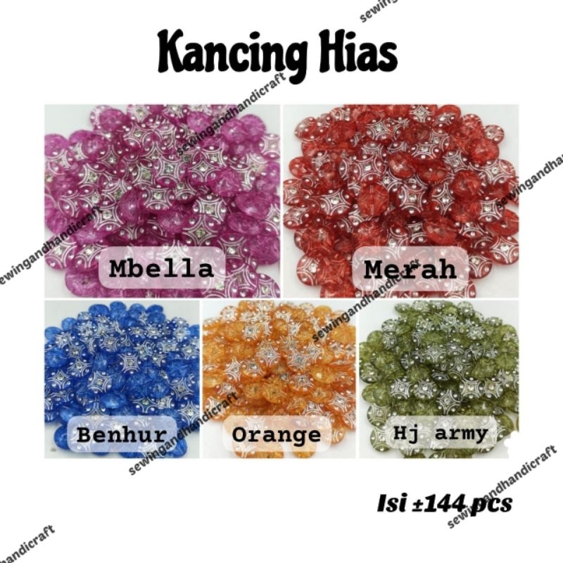 Kancing Baju/Kancing Hias