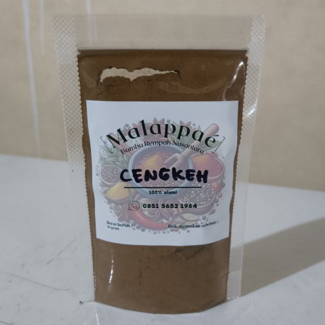 

Malappaé Cengkeh Bubuk Rempah Bumbu Dapur 10k Berat 50 gram Herbs Bahan 100% Asli Alami Organik
