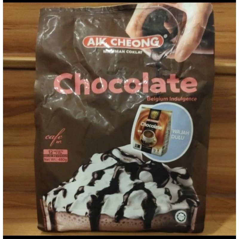 

Aik Cheong Hot Chocolate Instant Drink Minuman Rasa Coklat