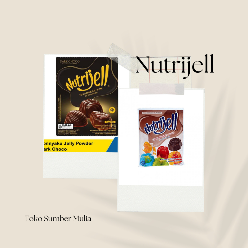 

Nutrijell Chocolate Dark Choco Jeli Serbuk Instant