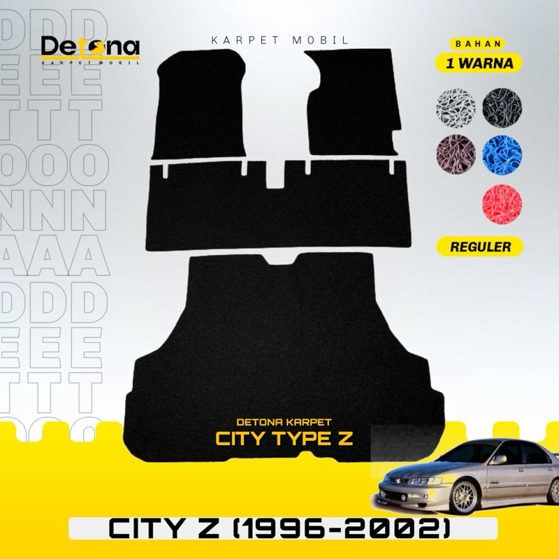 Karpet Mobil Mie Honda CITY Z 1998-2002 / Karpet Mie Mobil Honda CITY Z 1998-2002