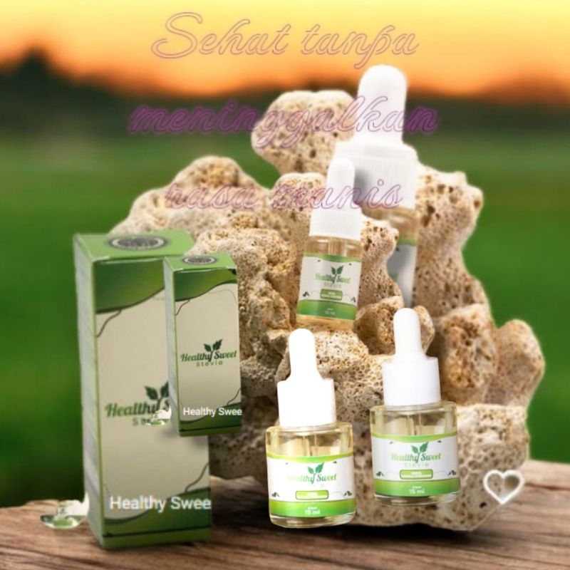 

Healthy sweet (pemanis alami) -paket 6btl uk.10 & 6btl uk.15ml