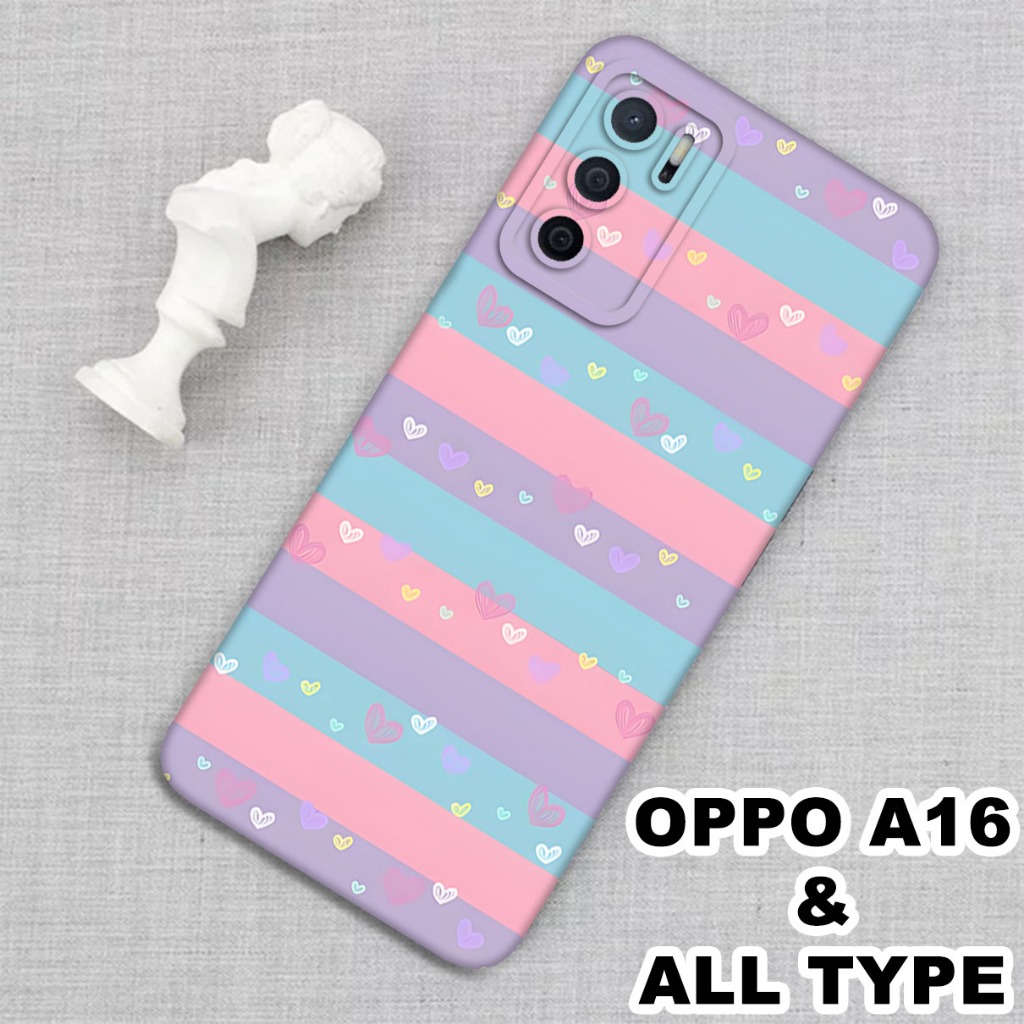 (GC21) Softcase karet Hp OPPO A16 | Case Lucu | Case OPPO A16 Silikon Tpu Pro Camera | Kesing OPPO A