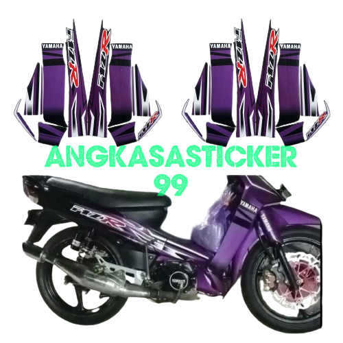 sticker striping body motor f1zr special edition warna ungu
