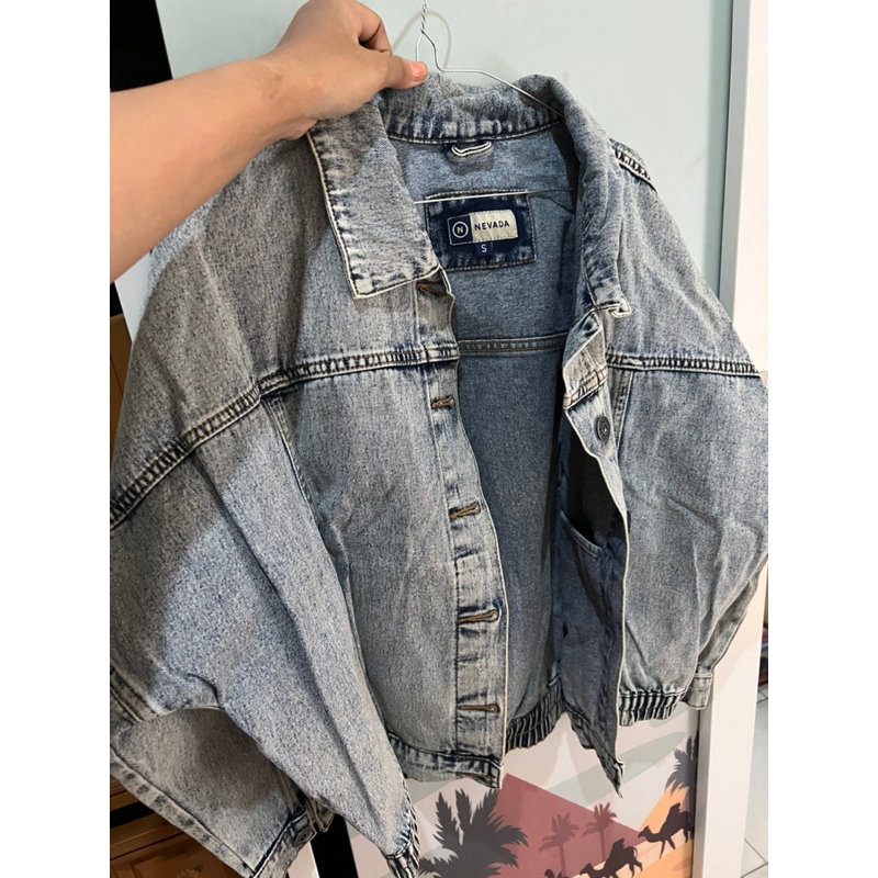 jacket denim merk nevada