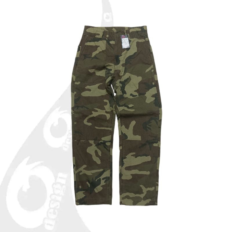 vintage celana panjang tnf camo size 28