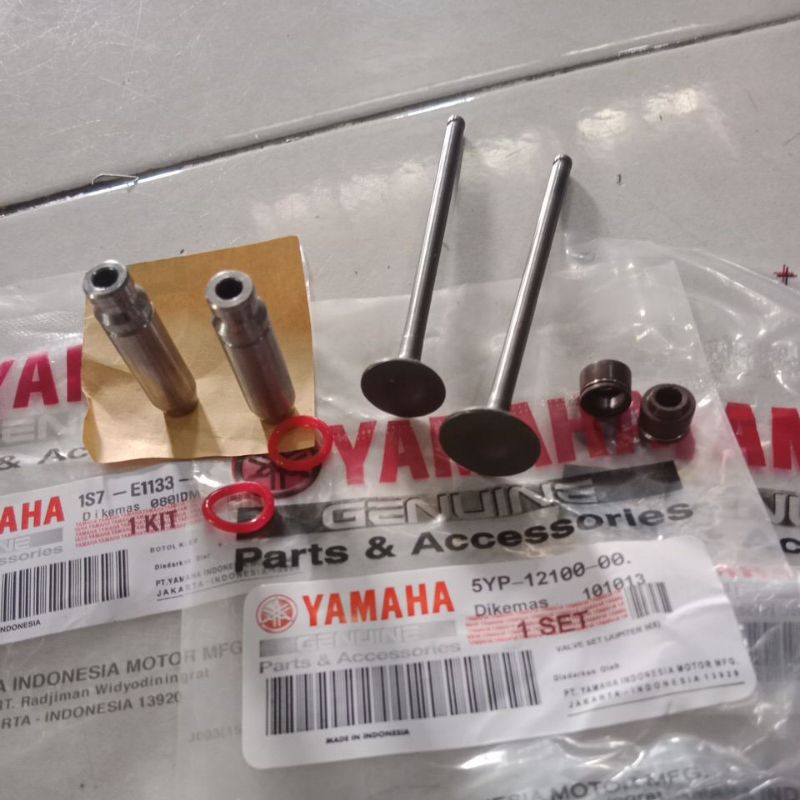 PAKET 3 ITEM BOSH BOTOL KLEP + KLEP SET PAYUNG KLEP + SEAL KLEP JUPITER MX LAMA MX NEW