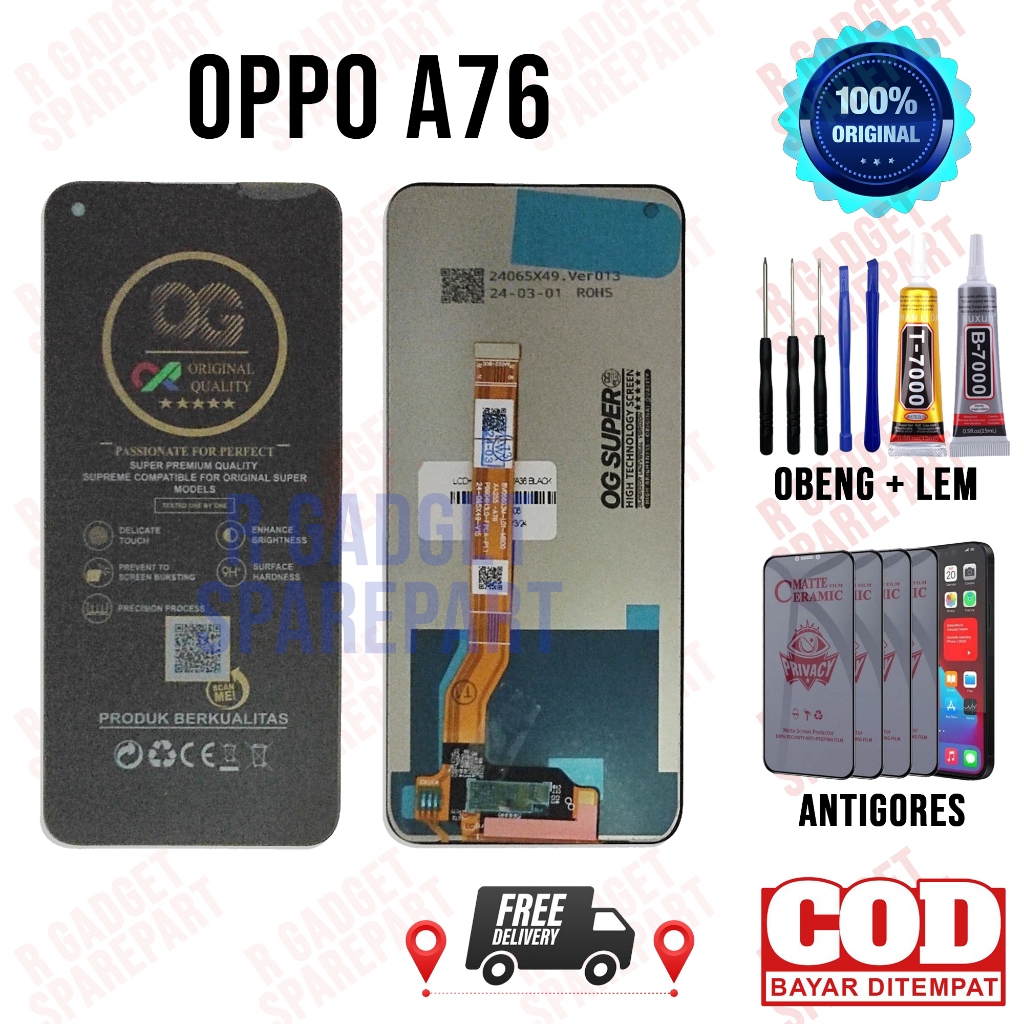 Lcd Oppo A76 Original OEM Quality Lcd Touchscreen Oppo A76 Fullset