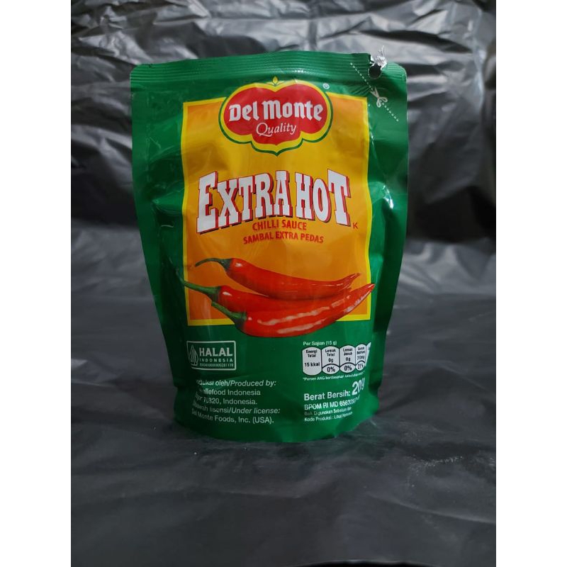 

Delmonte Extra Hot Sambal Extra Pedas 200 gr/Saus cabe/Saus sambal/Saus pedas