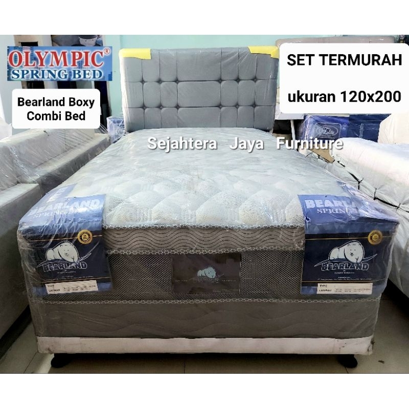 SET Springbed Bearland Combi bed boxy + Sandaran