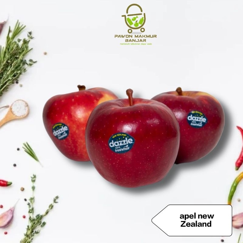 

BUAH APEL IMPORT NEW ZEALAND / DAZZEL PER (±) 1Kg
