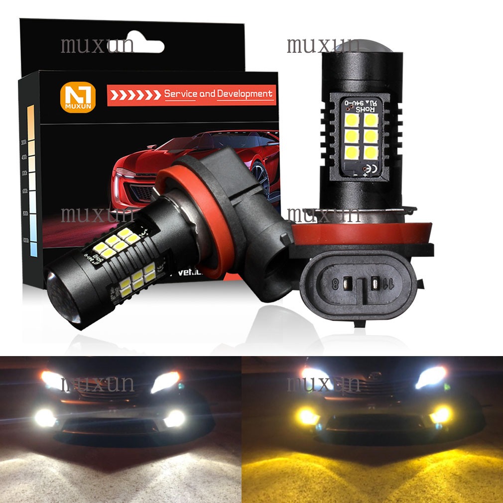 2 Buah Lampu Kabut Mobil Led H11 Drl H8 H16 (JP) Bohlam LED Lampu Kabut Mobil Lampu Led H4 Lampu Put
