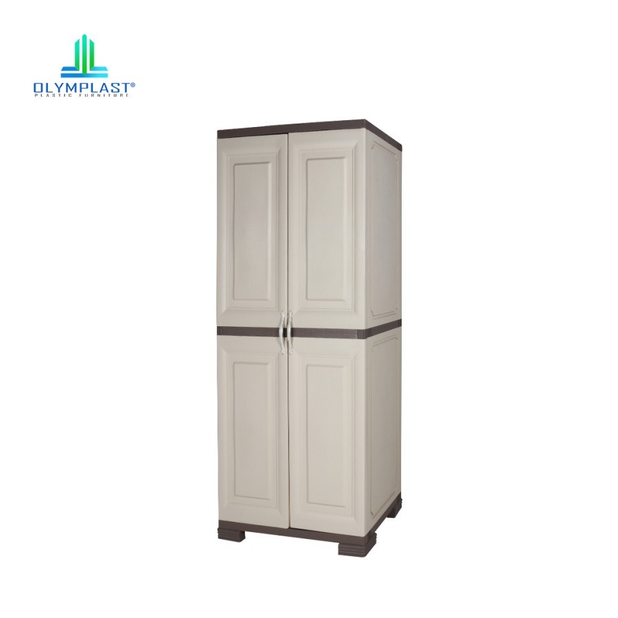 Lemari Pakaian / Lemari Plastik / Lemari Baju 2 Pintu Olympic Olymplast 2P OMC ST1