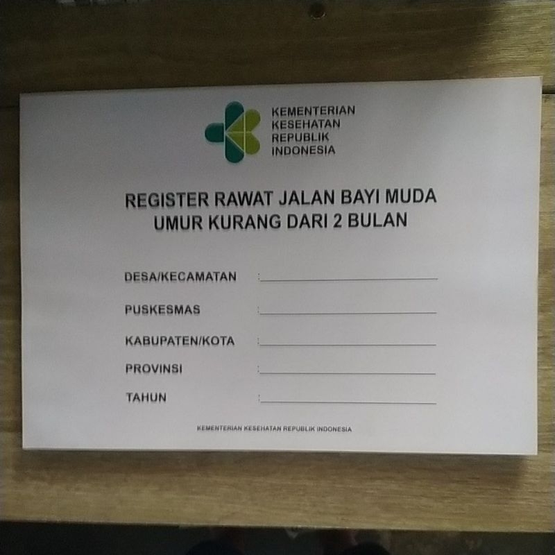 REGISTER MTBS - RAWAT JALAN BAYI MUDA UMUR KURANG DARI 2 BULAN