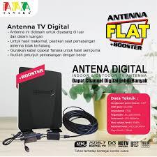 Antena Digital Tanaka Flat Indoor dan Outdoor