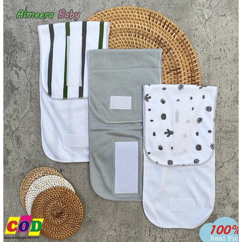 3 Pcs Gurita Rekat Baby Newborn Serian Grey Usia 0