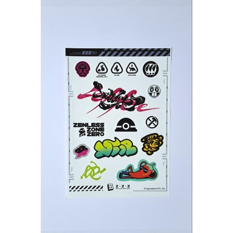 

STIKER EDISI TEEBATAS ZZZ - HOYOFEST 2024 FREEBIES