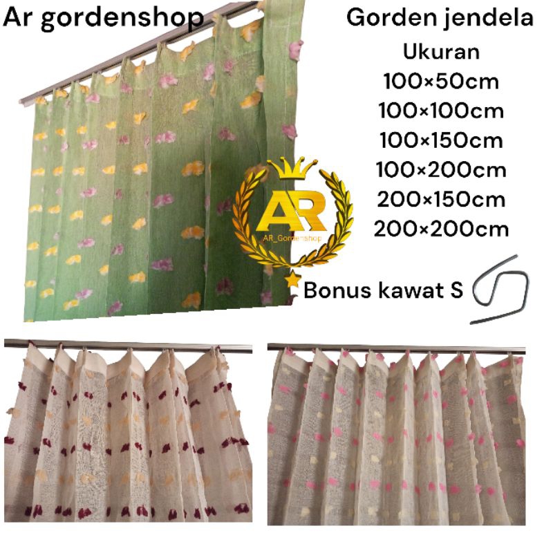 gorden vitrase estetik gorden jendela gorden polos dalam gorden / gorden ruby gorden putih gorden tr