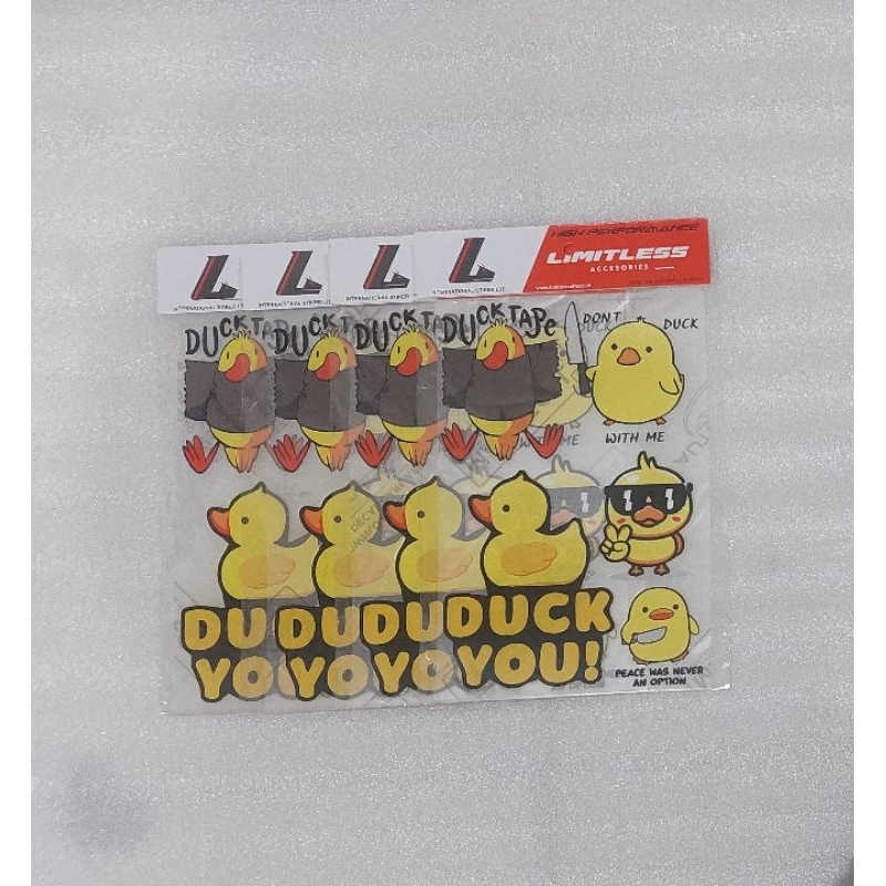 

Stiker super clear duck you