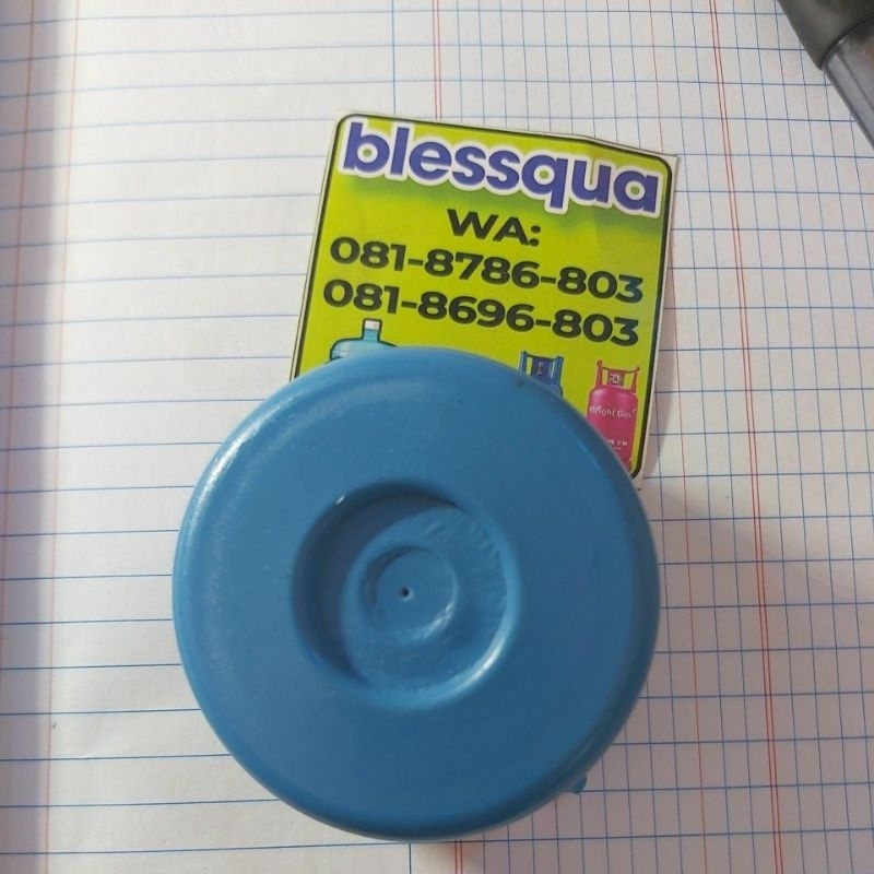 Tutup Galon Air Isi ulang O knop polos 980 pcs biru biasa lentur