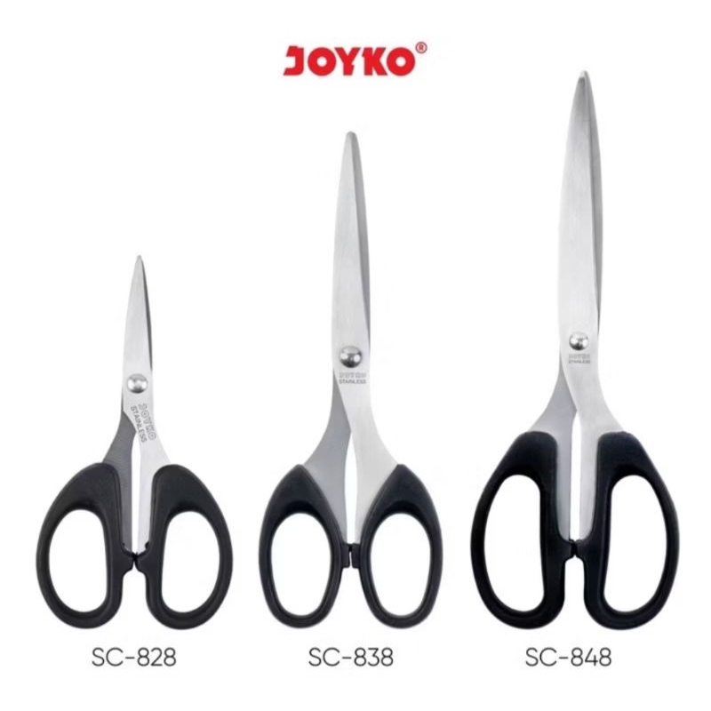 

SCISSORS/GUNTING JOYKO SC-828 KECIL/SC-838 TANGGUNG/SC-848 BESAR