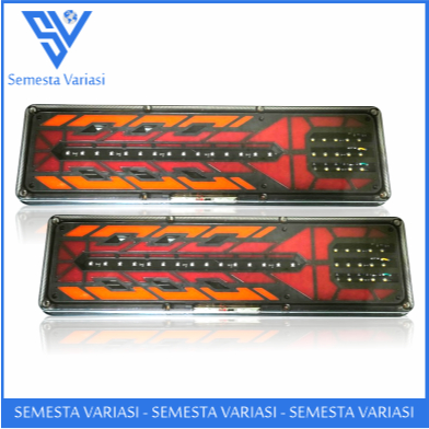 STOPLAMP MOBIL TRUK STOPLAMP MOBIL CANTER MODEL DRAGON 46CM 12/24 VOLT