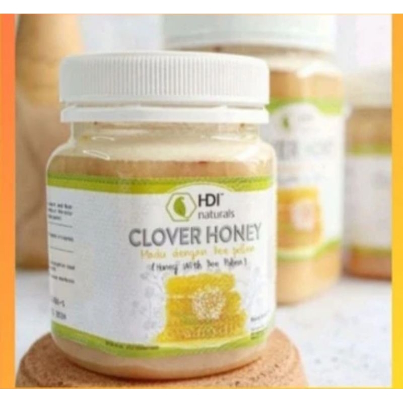 

madu clover honey 250gr ori exp 2026 free sendok kayu
