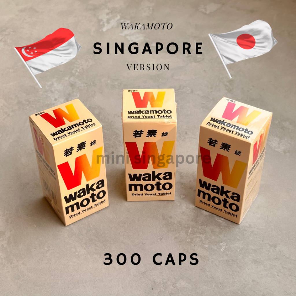 Wakamoto 300 tablet japan original import singapore obat maag lambung