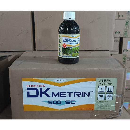 DK Metrin 500 SC - Herbisida Sistemik selektif 1 Liter - Obat rumput lulangan / rumput setan