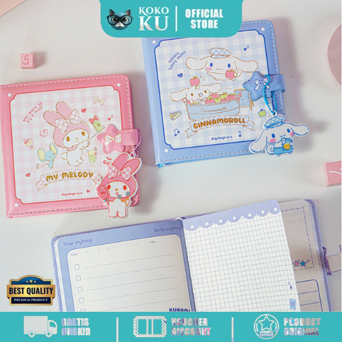 

Jurnal Diary Sanrio Magnetik/ Buku CatatanNotebook Kuromi Cinamoroll