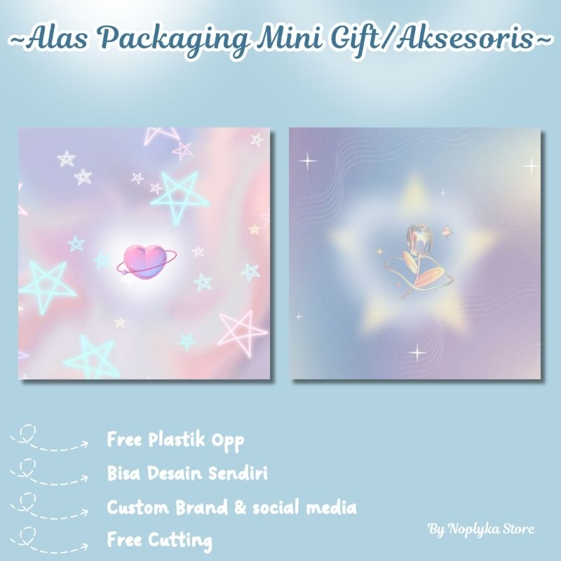 

Alas Packing Aksesoris Gelang Cincin Packaging Mini Gift Snack Gantungan Kunci Free Plastik Custom