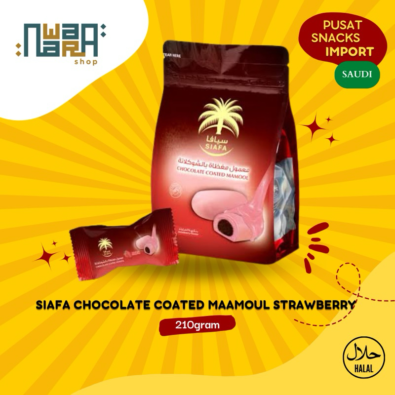 

SIAFA CHOCOLATE COATED MAAMOUL STRAWBERRY 210gr