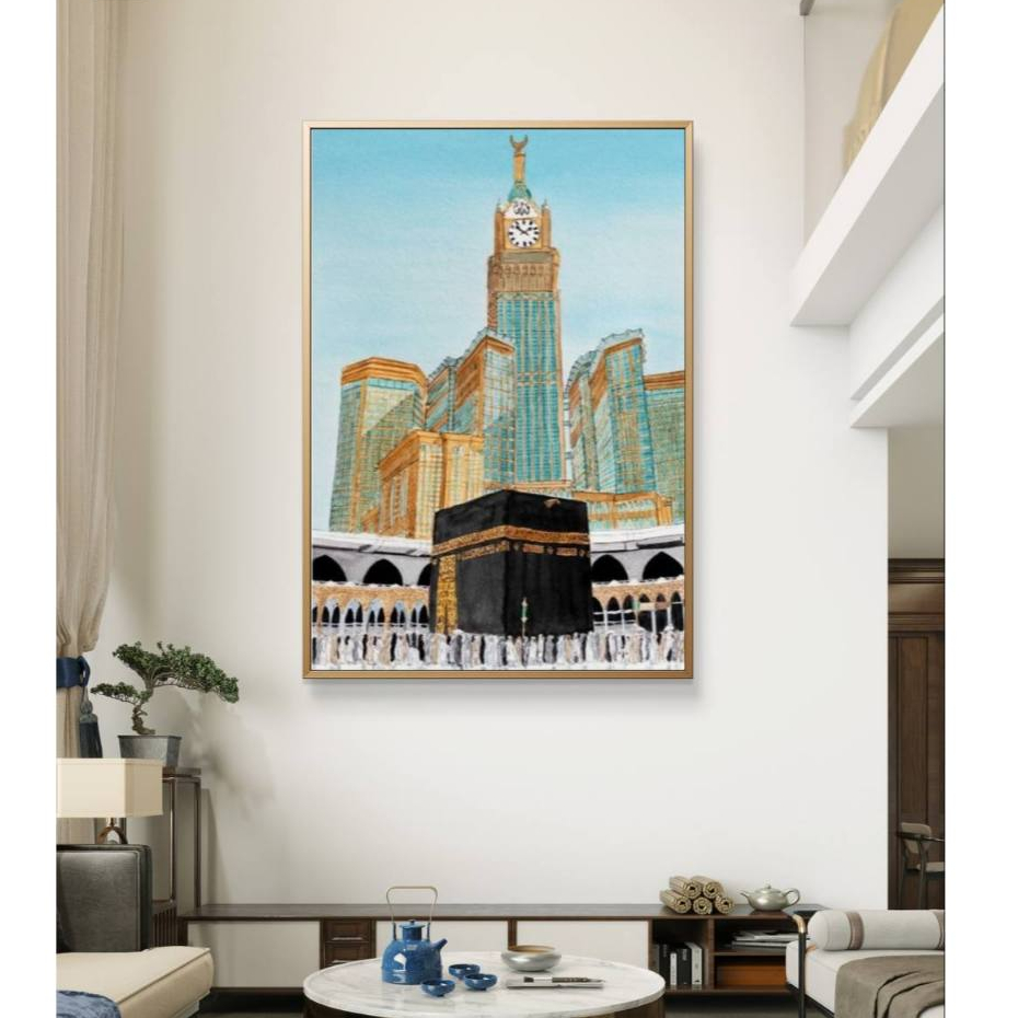 Lukisan Kabah Abstrak Aesthetic