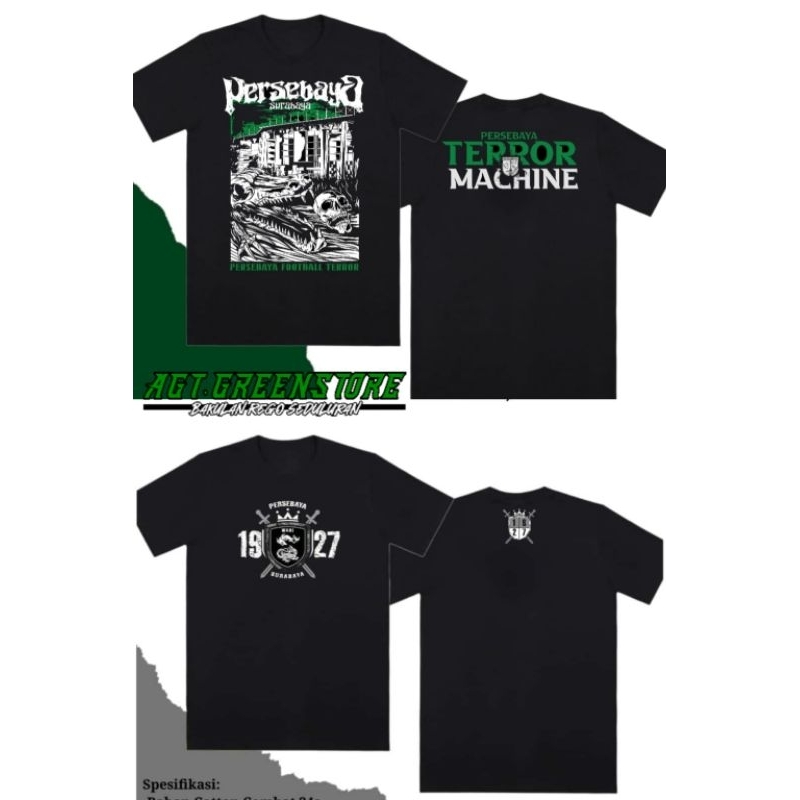 kaos Persebaya Surabaya football terror
