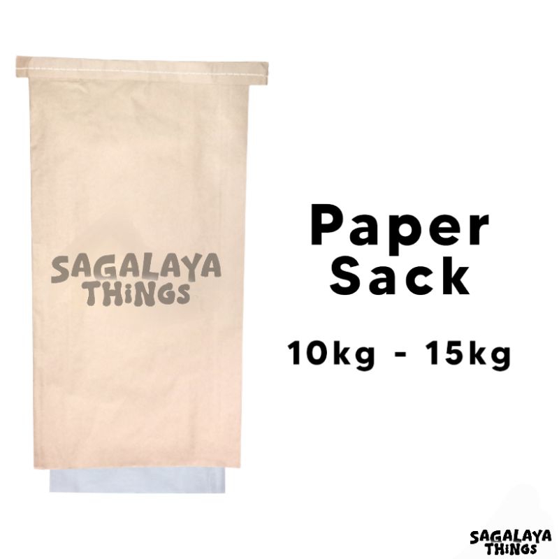 PAPER SACK/ PAPER BAG/ KERTAS SAK/ KERTAS SEMEN/ KERTAS PELET IKAN/ KERTAS KELAPA/ KERTAS GULA 10KG 