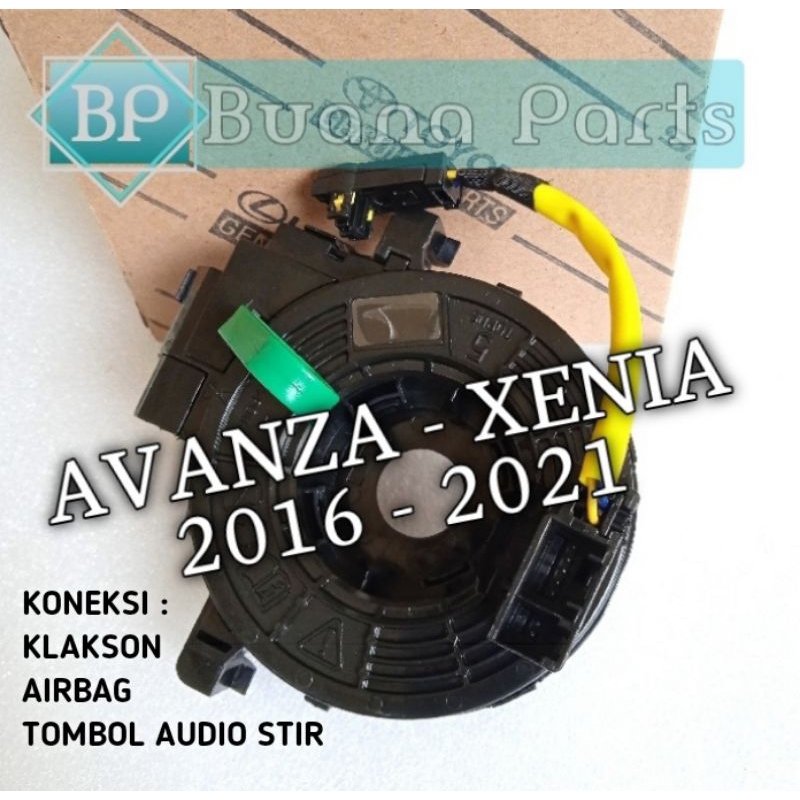 Clock Spring Kabel Spiral Klakson Airbag Fleksibel Stir Toyota Avanza Veloz Xenia 2016 2017 2018 201