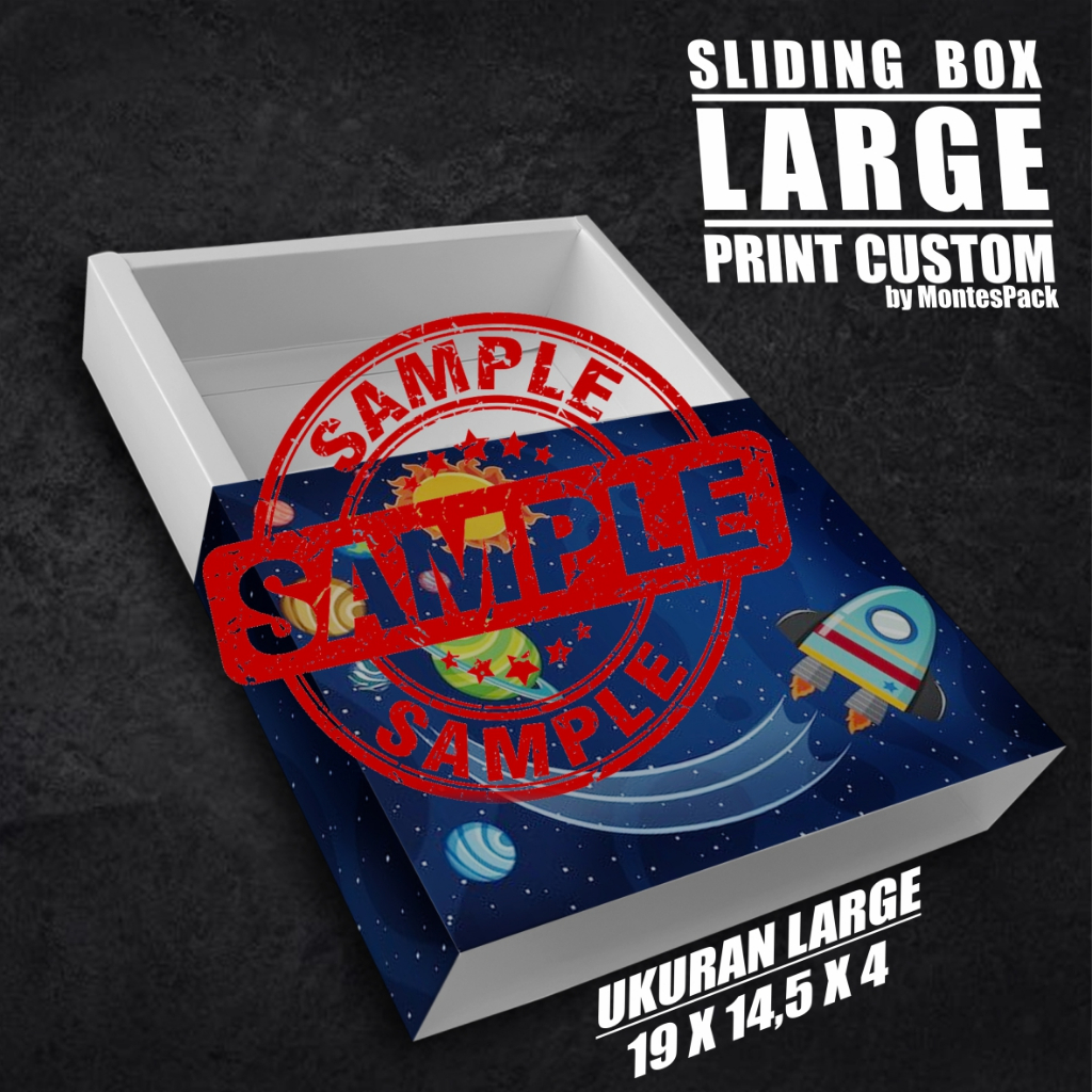

(ORDER SAMPLE) Slide Box LARGE