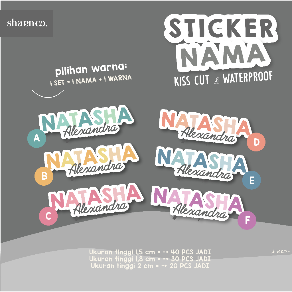 

Ay00! STIKER LABEL NAMA SEKOLAH KANTOR ANAK CEWE COWO WATERPROOF VINYL CUSTOM