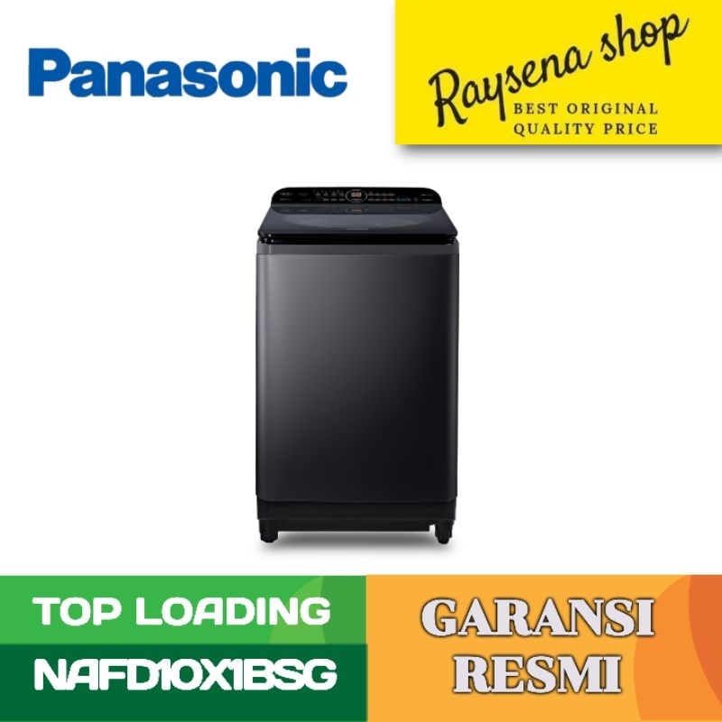 PANASONIC MESIN CUCI 1 TABUNG TOP LOAD WASHER 10 Kg NAFD10X1BSG