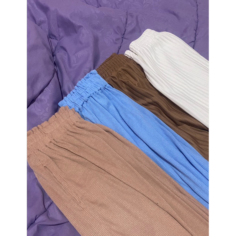 (preloved) knit pants murah